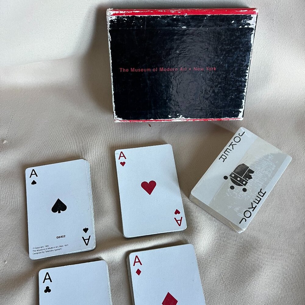 TWO DECKS OF CARDS 1985 MUSEUM OF MODERN ART NEW YORK TAKENOBU IGARASHI Design